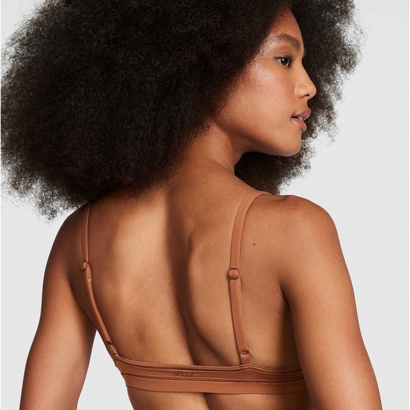 Victoria’s Secret PINK Powder Puff Cotton Triangle Bralette - Picture 4 of 7